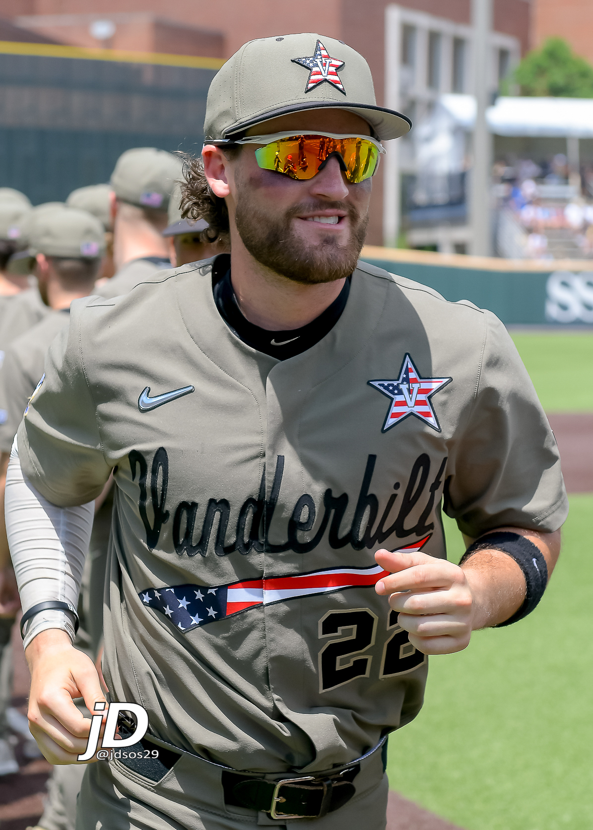 vanderbilt baseball jersey green