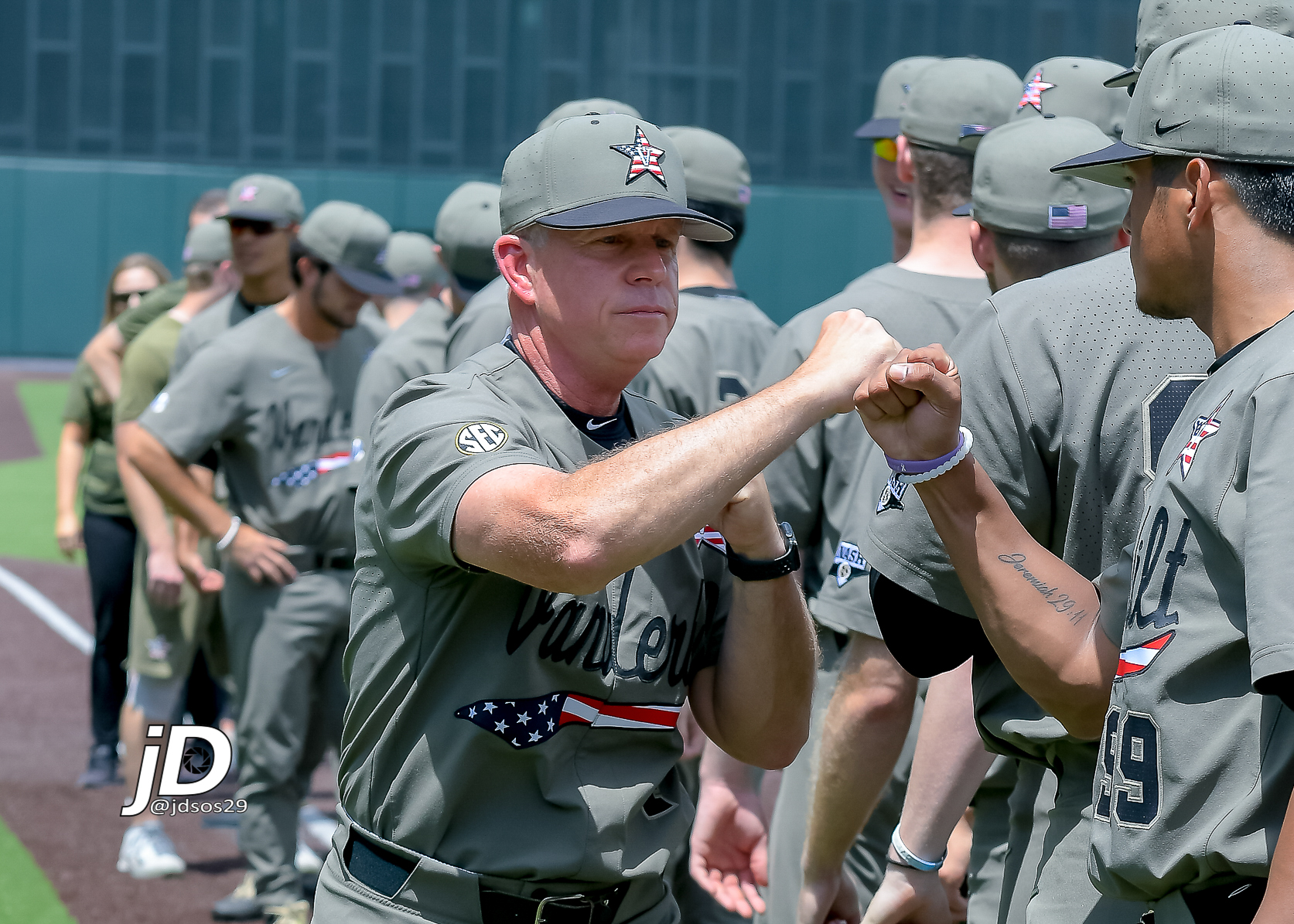 camo vanderbilt baseball uniforms