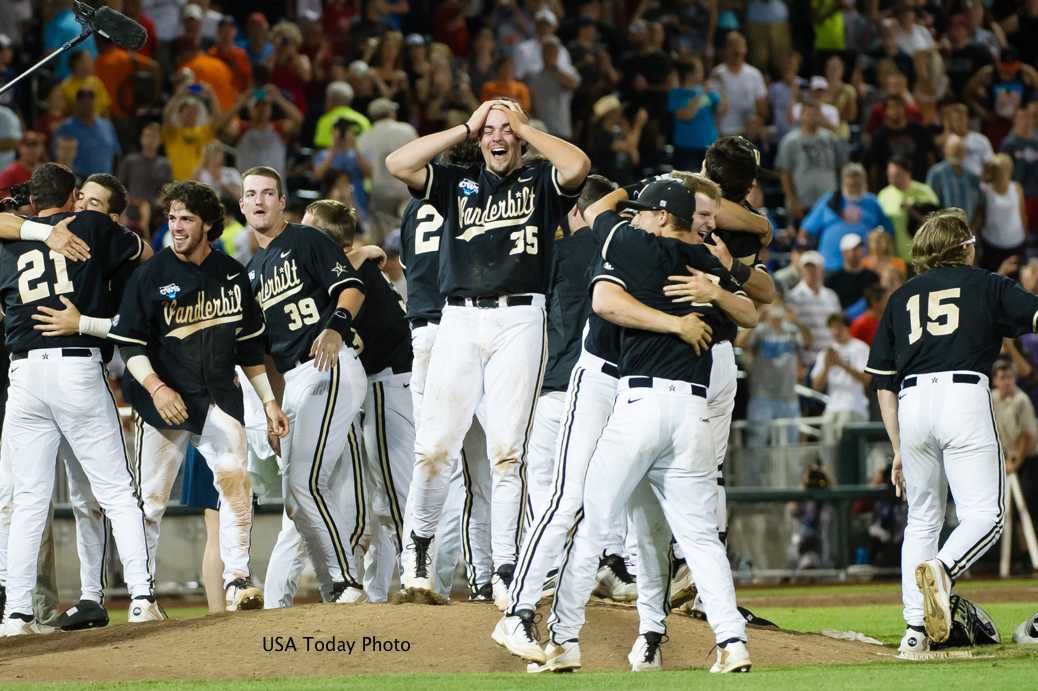 Vanderbilt's Brian Miller wins 2014 College World Series and Proposes -  College Baseball Daily