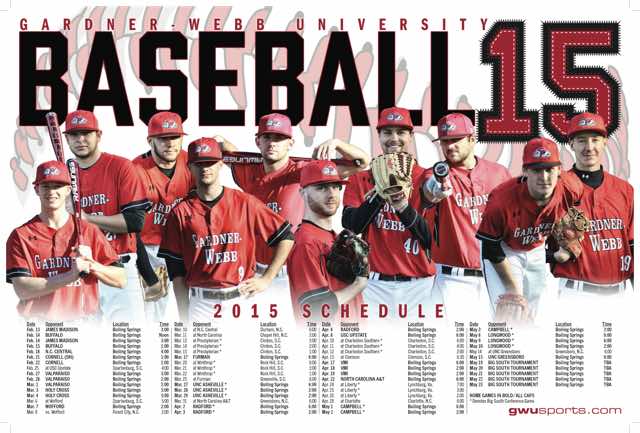 CBD Poster of the Day: Gardner Webb - College Baseball Daily